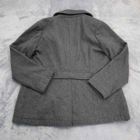 Merona Blazer Womens XXL Black Double Breasted Peak Lapel Long Sleeve Jacket - Picture 9 of 16